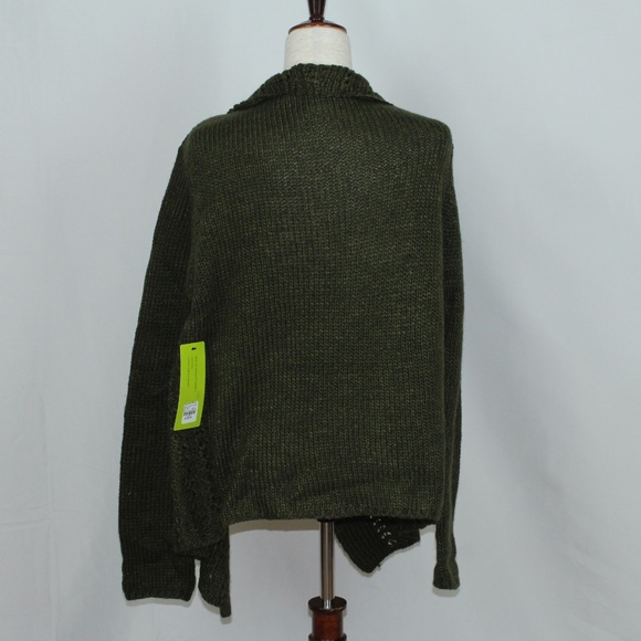 NWT Press Draped Cardigan - Picture 3 of 3